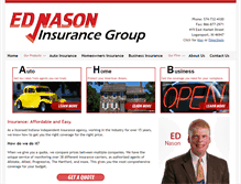 Tablet Screenshot of ednasoninsurancegroup.com